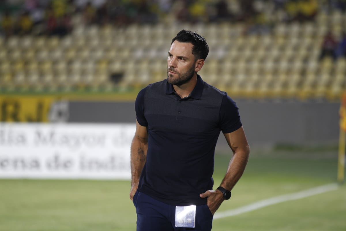 Sebastián Viera, técnico de Real Cartagena. //ÓSCAR DÍAZ EL UNIVERSAL