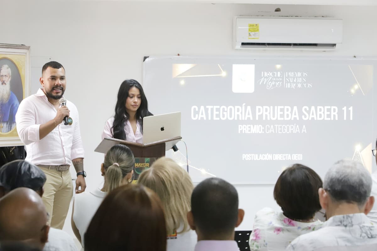 La Secretaría de Educación realizó el Lanzamiento de los premios Saberes Heroicos en Cartagena. // Foto: Cortesía.