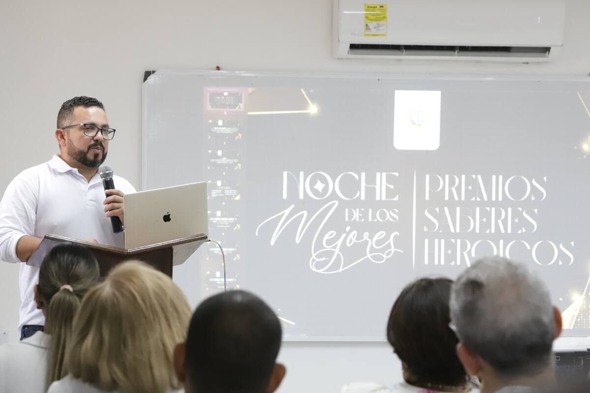 La Secretaría de Educación hizo el Lanzamiento de los premios Saberes Heroicos en Cartagena. // Foto: Cortesía.