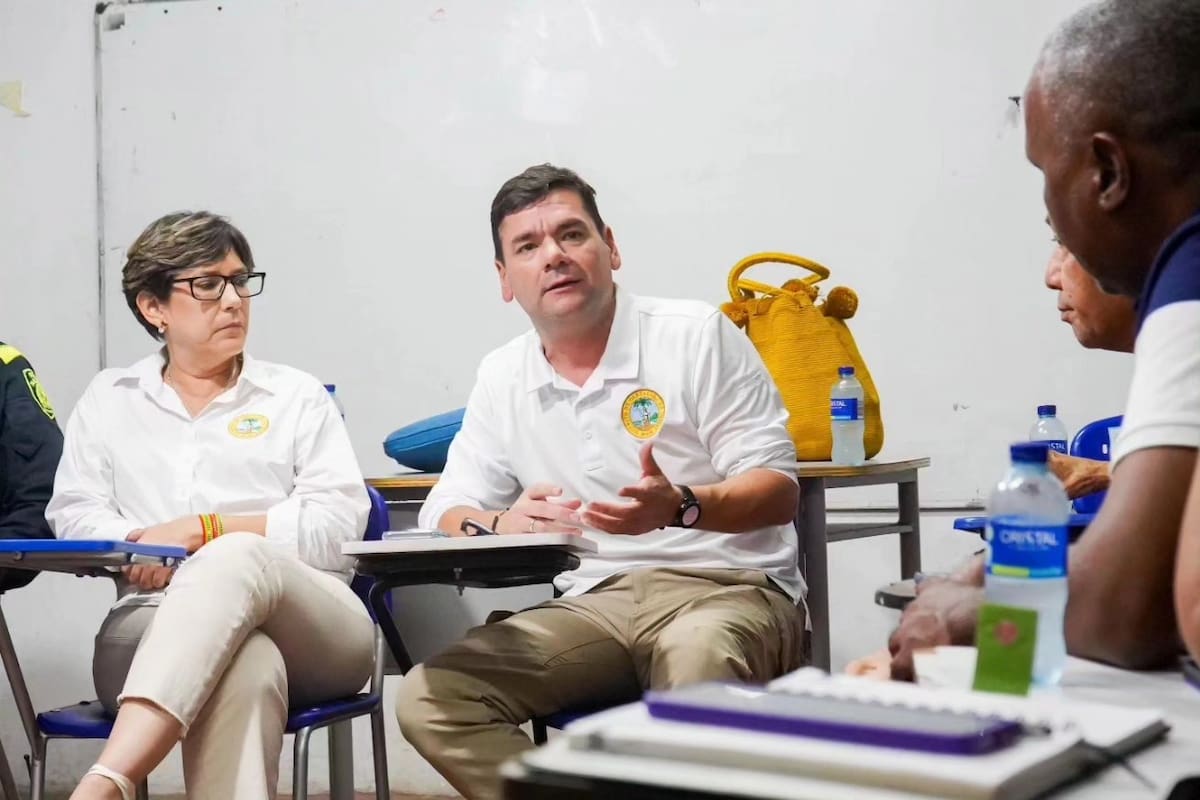 Bruno Hernández, secretario del Interior del Distrito, entregó un balance en materia de seguridad en Cartagena. //Foto: Cortesía