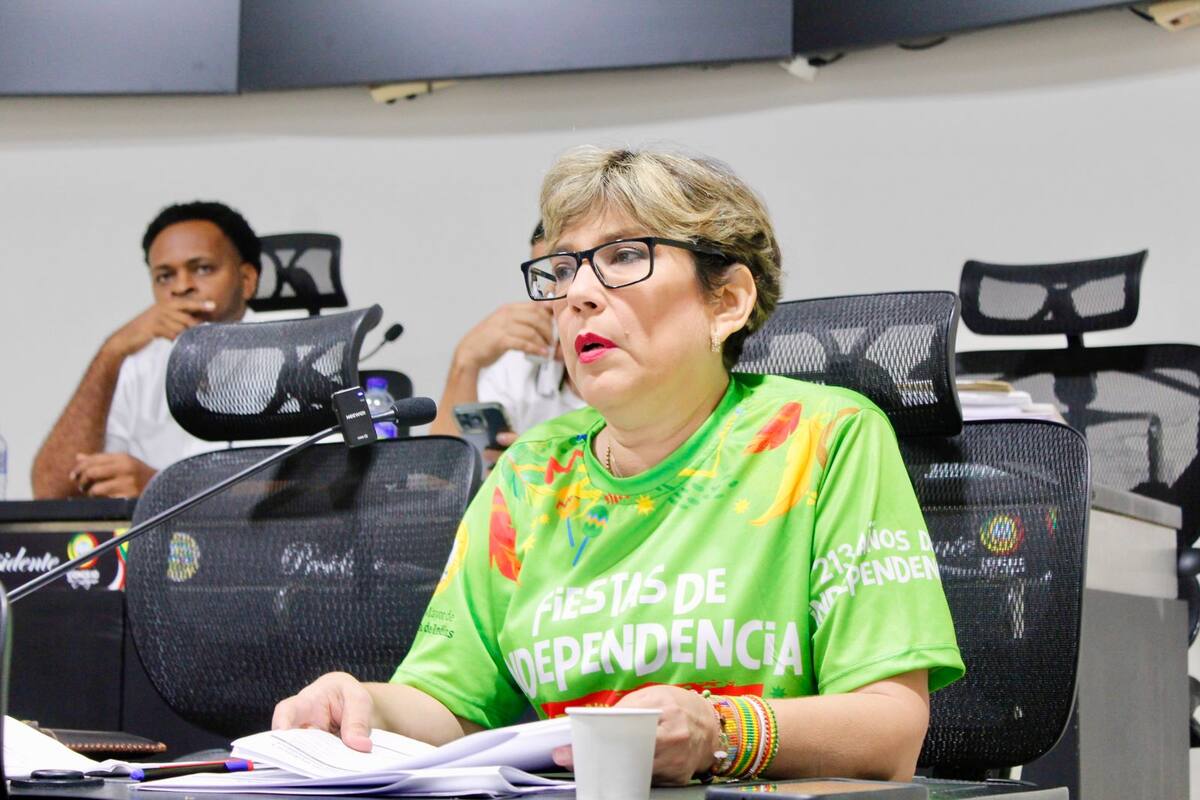 María Patricia Porras, secretaria general sustentando presupuesto 2025.// Foto: cortesía.