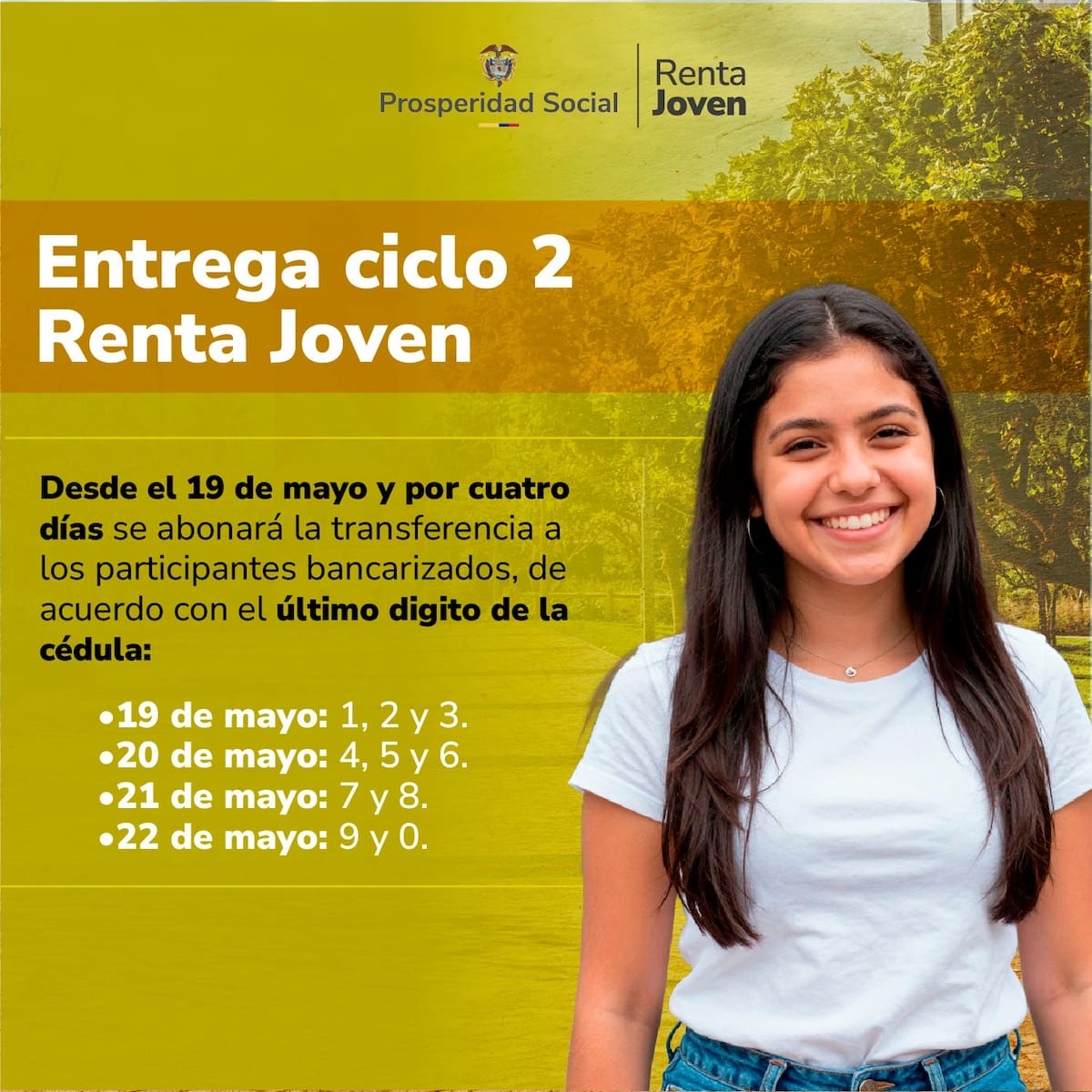 Segundo ciclo de Renta Joven 2026. // Foto: cortesía de Prosperidad Social