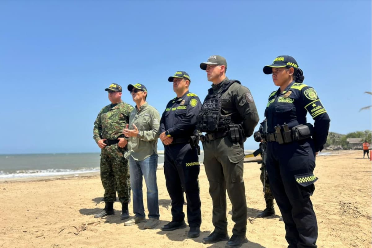 Así son las caravanas de seguridad turística en playas del Atlántico