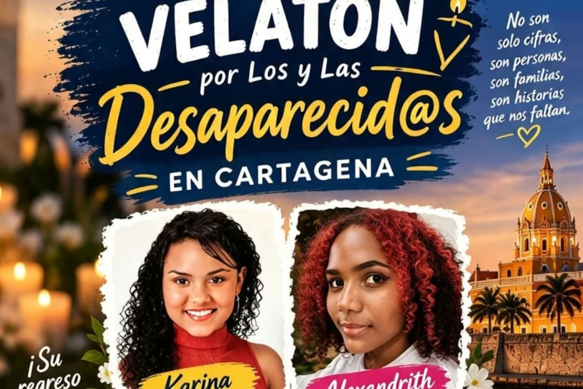 Velatón por 6 desaparecidos en Cartagena se hará en la Torre del Reloj: estos son los casos