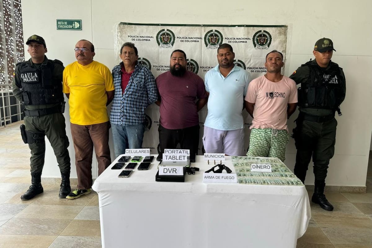 Capturados seis miembros de ‘los Pachencas’ señalados de secuestro y extorsión