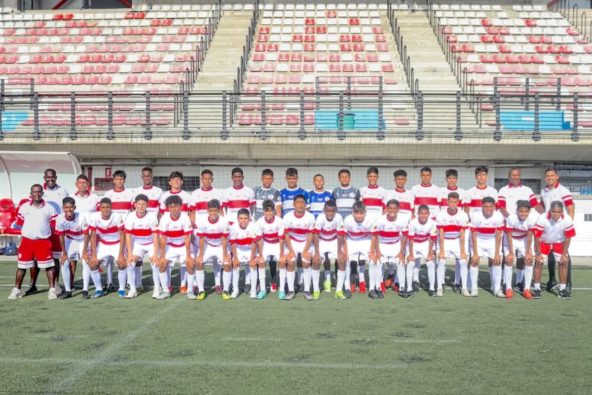Selección Atlántico Sub-13 de Fútbol derrotó 2-0 al representativo de La Guajira.//Cortesía.