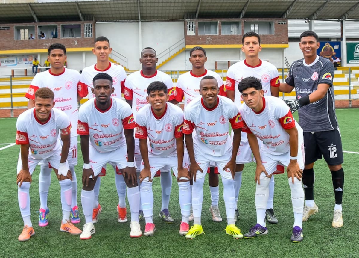 Esta es la Selección Atlántico que este miércoles derrotó 1-0 a Tolima en el marco del hexagonal final del Campeonato Nacional Sub21 de fútbol que se disputa en Villavicencio, Meta.//Cortesía LDFDA.