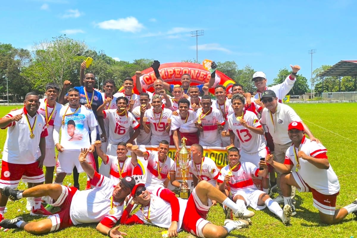 Selección Atlántico se coronó campeona del Torneo Nacional Sub-23 fútbol