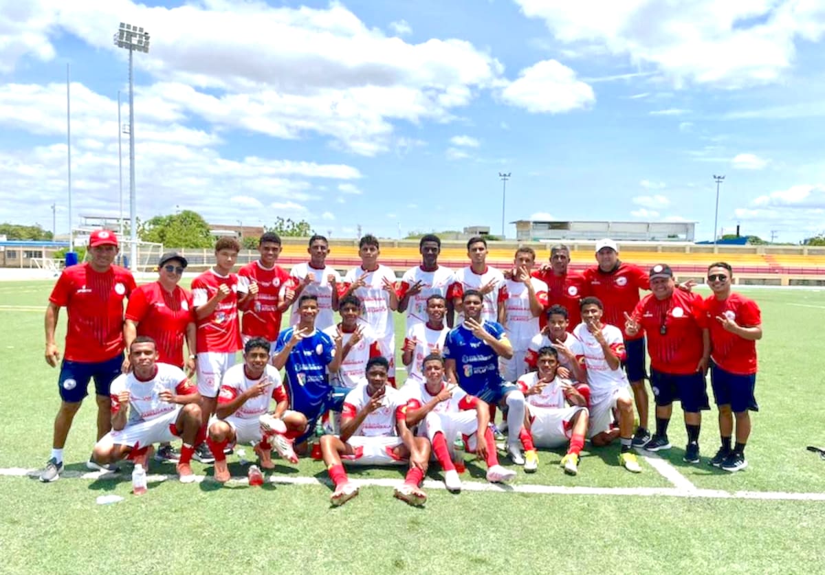 La Selección Atlántico clasificó de manera anticipada a la siguiente fase del Campeonato Nacional Sub-15 de Fútbol.//Cortesía Liga de Futbol del Atlantico.