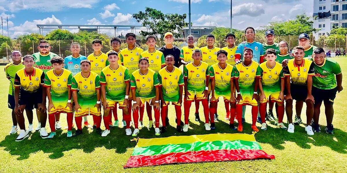 Selección Bolívar de fútbol prejuvenil marcha a paso firme en el Clasificatorio de Fútbol en Montería con miras a los Juegos Deportivos Nacionales Juveniles. //El Universal