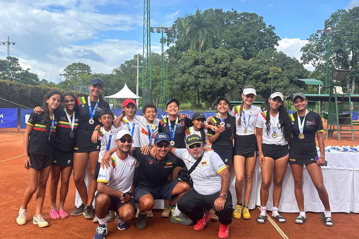 Nacional Interligas de Tenis: Bolívar se colgó tres oros y dos bronces