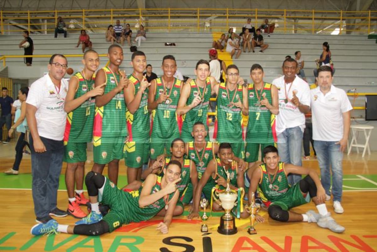 Selección Bolívar Sub-16, campeón nacional en Cartagena.
