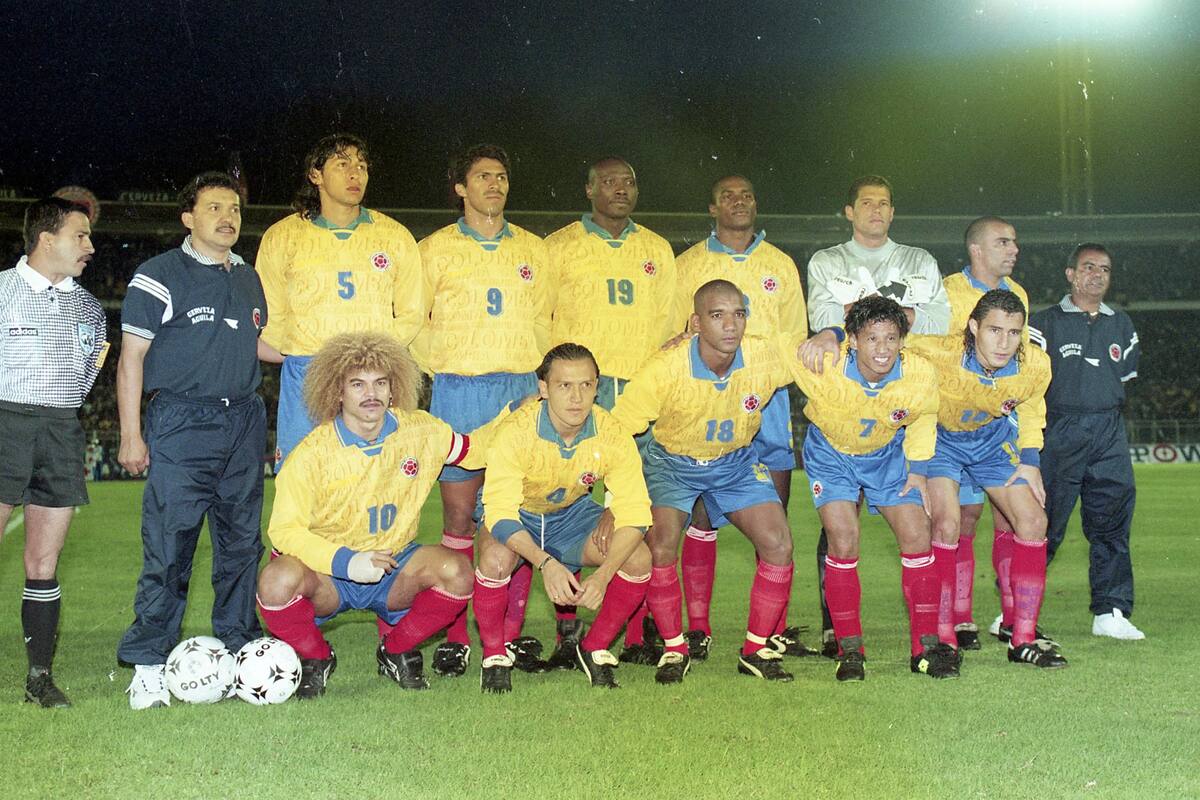 Selección Colombia 1998. // Foto: Colprensa.