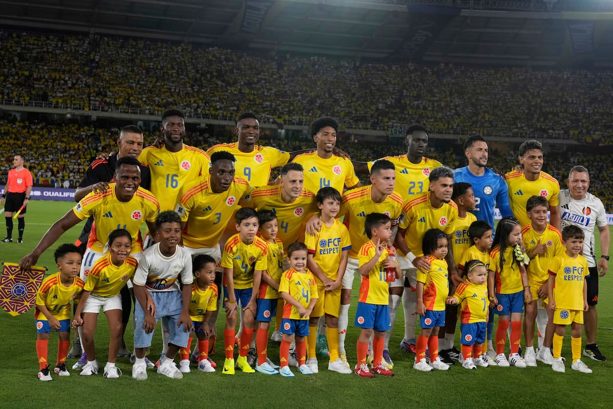 La Selección Colombia volverá a decir presente en una Copa Mundial. //Foto, AP: Fernando Vergara