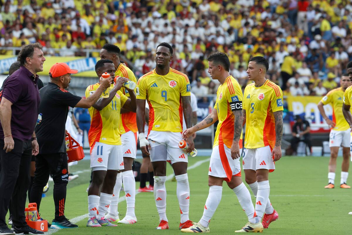 La Selección Colombia ahora deberá sufrir en los últimos partidos en Eliminatorias para conseguir el pase a la próxima Copa Mundial. //EFE: Mauricio Dueñas Castañeda