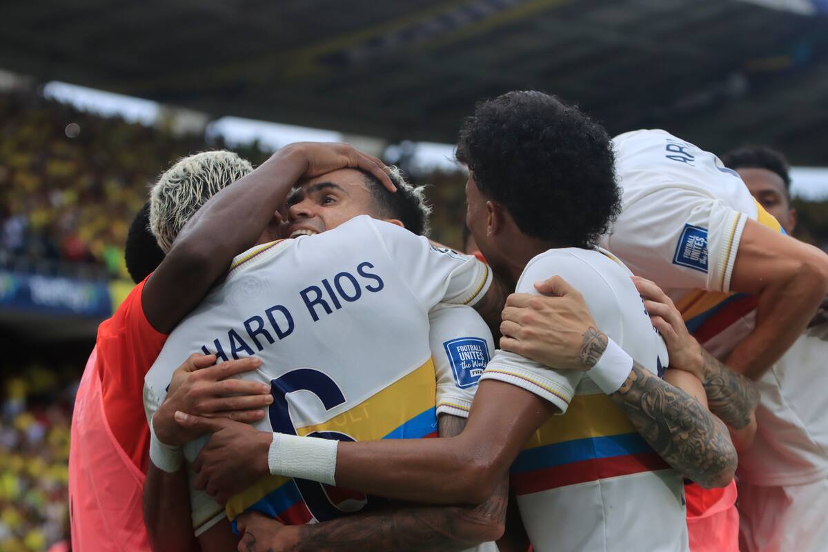 La goleada trajo alegría a toda Colombia. //EFE