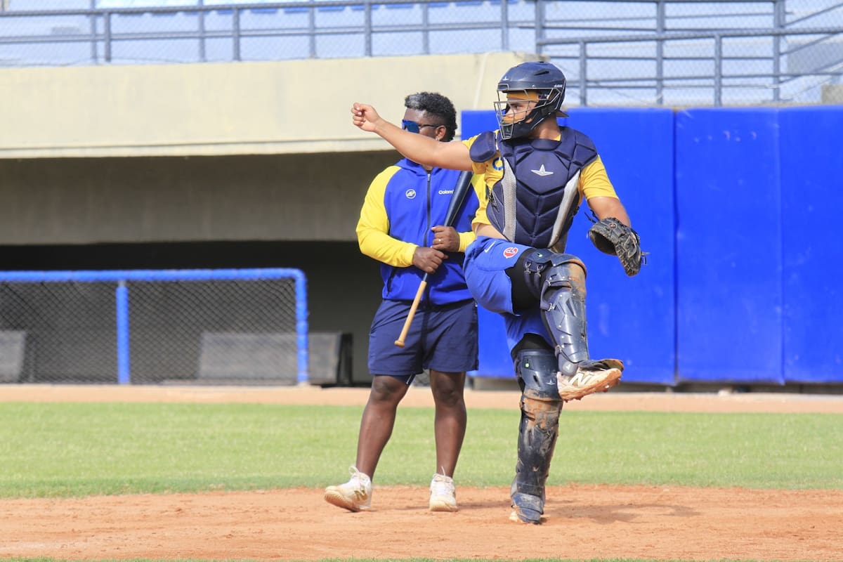 Selección Colombia de béisbol va por un cupo histórico al Premier12 2027. // Foto: Julio Castaño - El Universal.