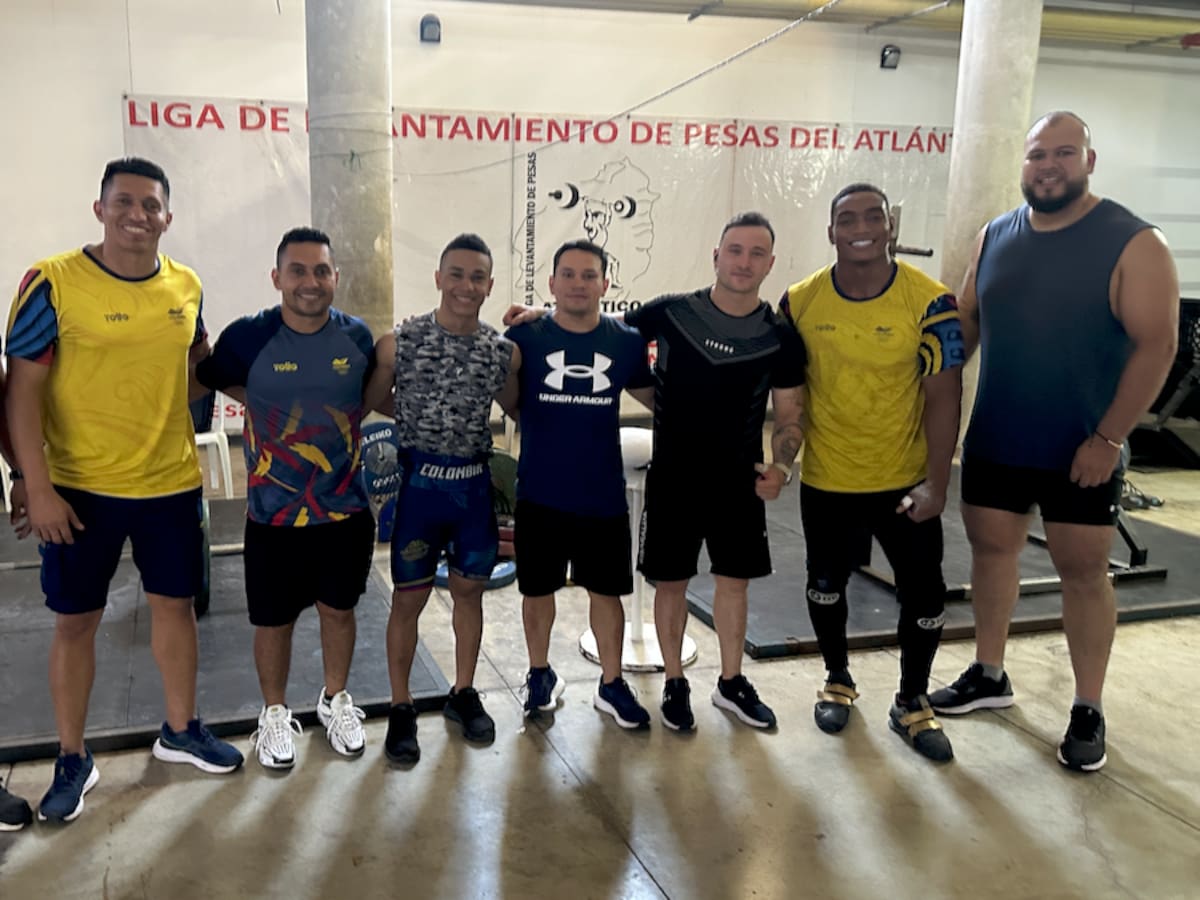El atlanticense hace parte de la Selección Colombia de Levantamiento de Pesas que participará en los Juegos Centroamericanos y del Caribe de Santo Domingo, República Dominicana.//El Universal.