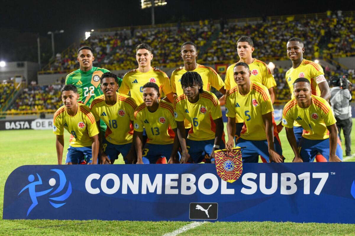 La Selección Colombia Sub 17 se alista para enfrentar a Venezuela en la semifinal del certamen.//CORTESÍA FCF