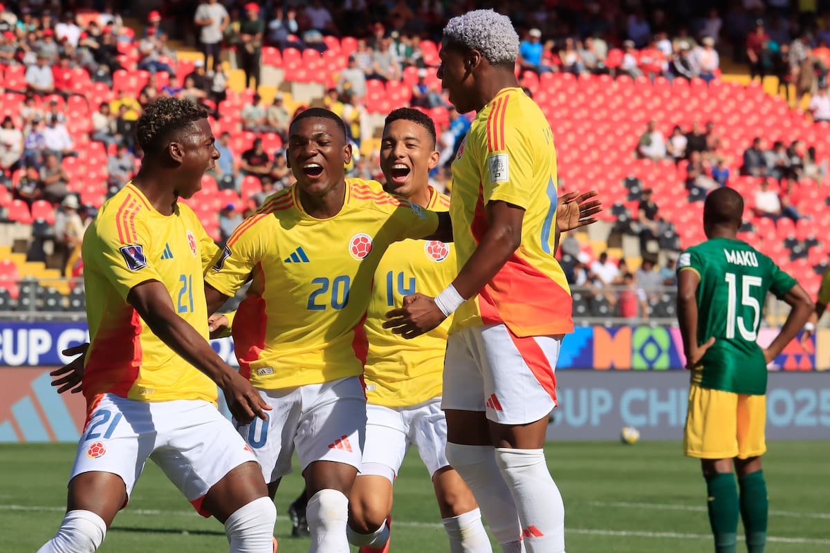 Colombia venció a Sudáfrica y se metió en los cuartos del Mundial Sub-20