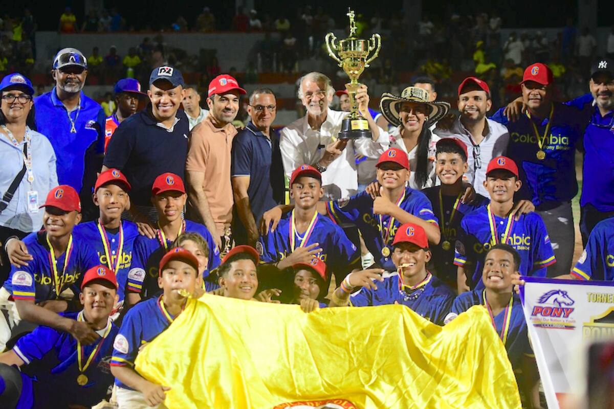 Colombia clasificó al Mundial Pony League de Béisbol