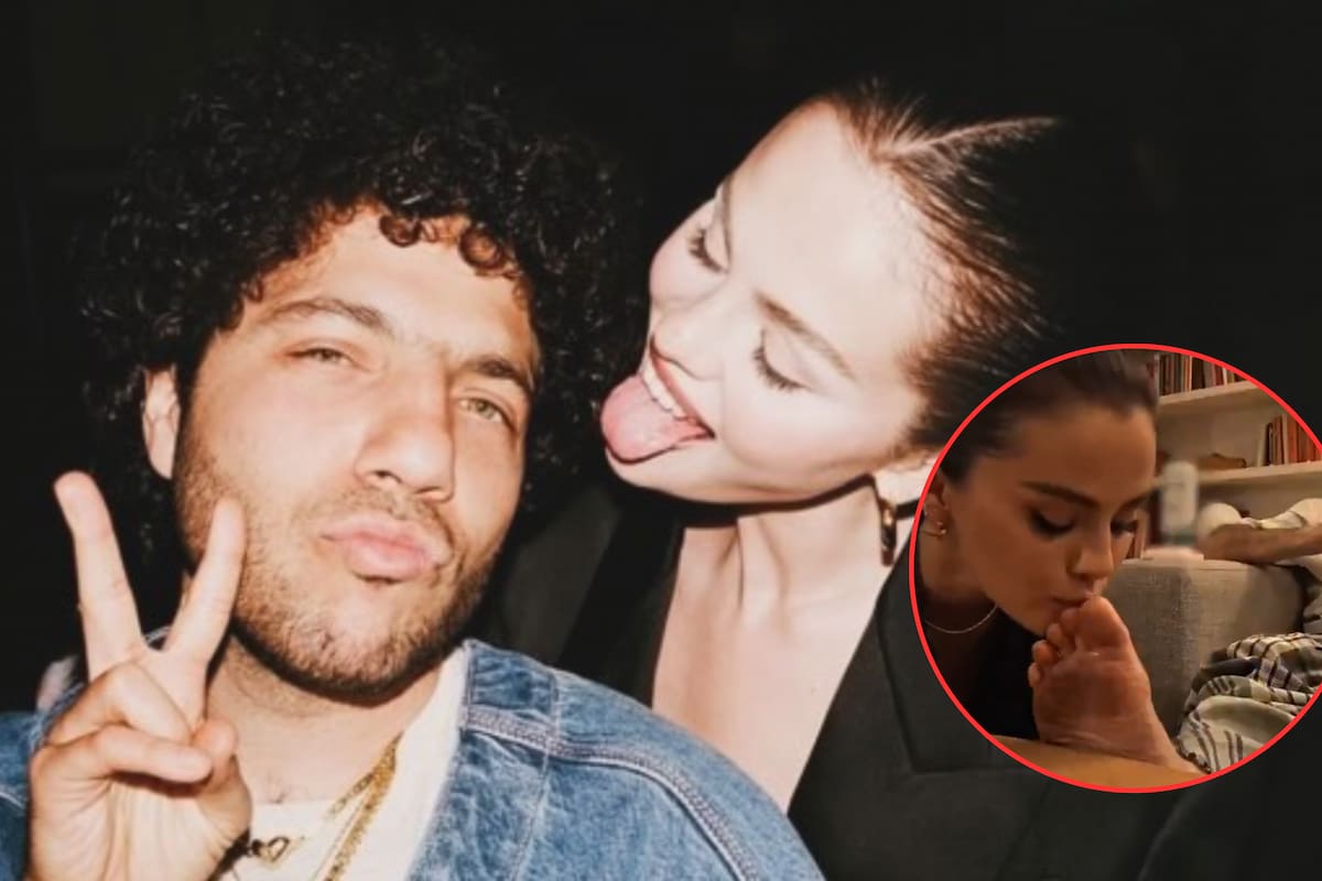 Selena Gomez causa polémica tras besar los pies (sucios) de su esposo Benny Blanco