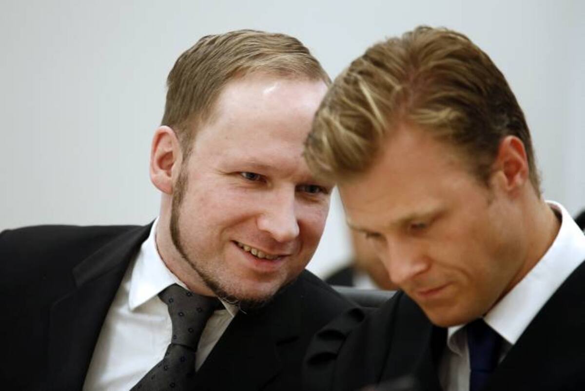 Anders Behring Breivik, autor de la masacre en Noruega AFP