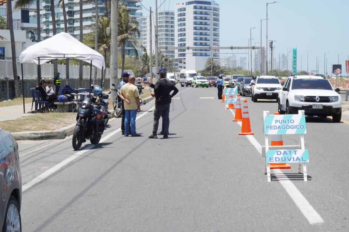 Semana Santa 2026: accidentes en Cartagena bajaron 28%, reportó el DATT