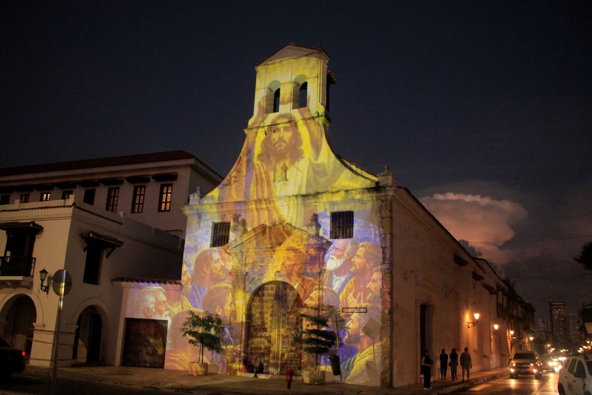 Así será el recorrido de 7 iglesias con mapping en Cartagena