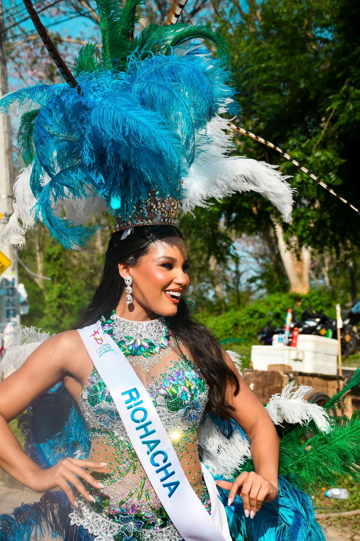 La Señorita Riohacha deslumbró con su traje. //Foto: Cortesía.