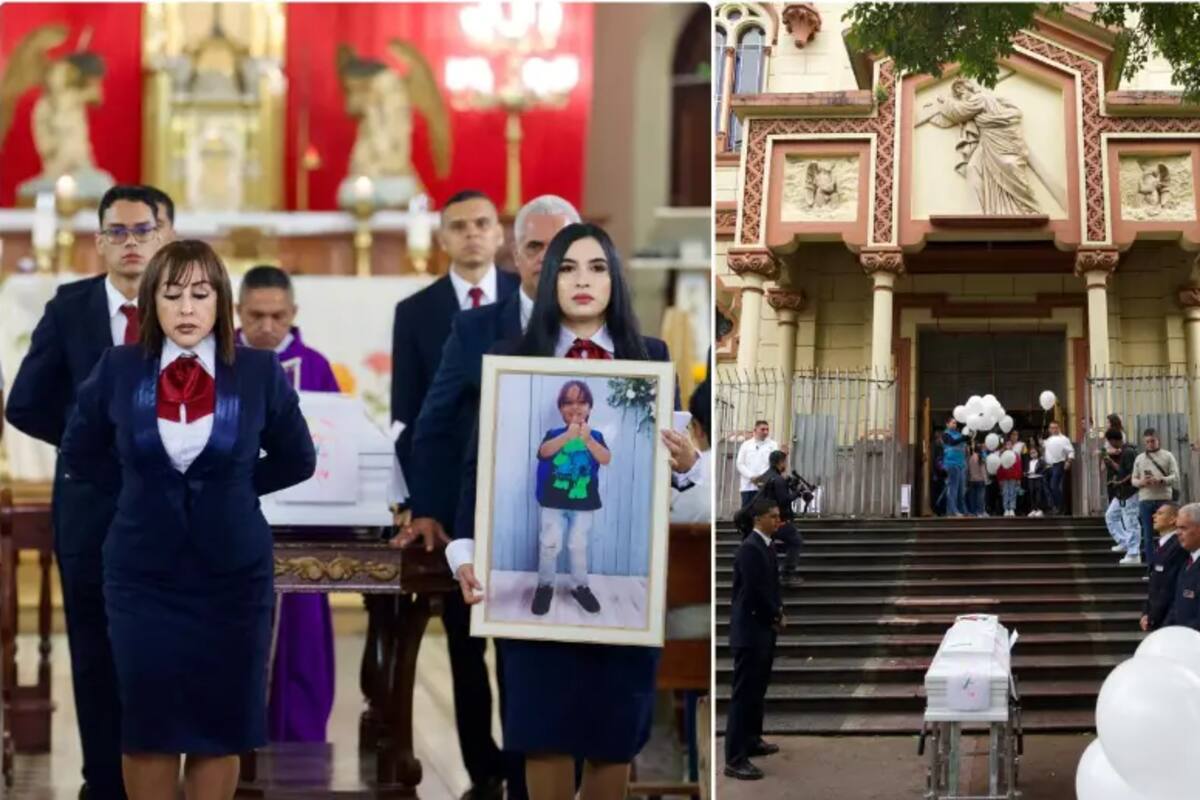 Así despidieron a Nairkel, el niño de 4 años asesinado por su padrastro