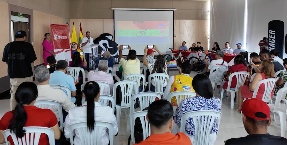 Aspecto de la presentando la séptima edición de ‘Fondo Caribe 2025’, que se correrá en Puerto Colombia.//Cortesía.
