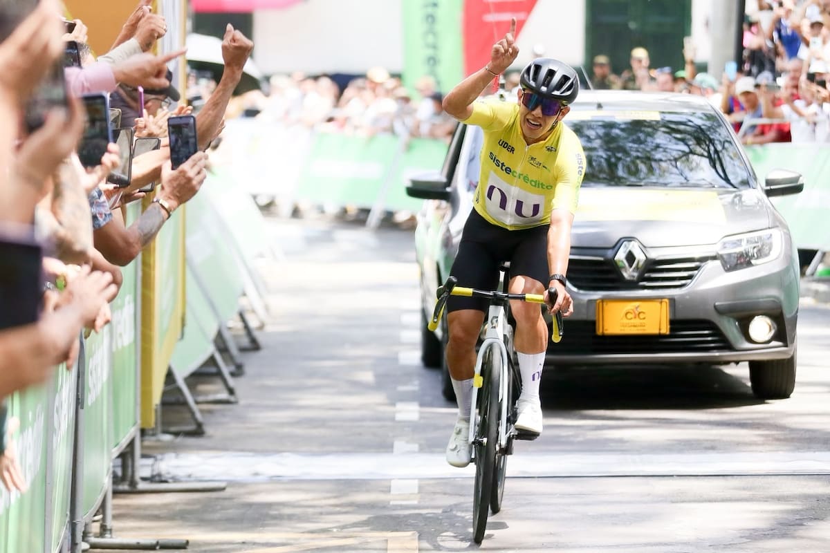 Javier Jamaica, de NU Colombia, ganó la séptima etapa del Clásico RCN Sistecrédito 2026. //Foto: Lina Gasca - Colprensa.