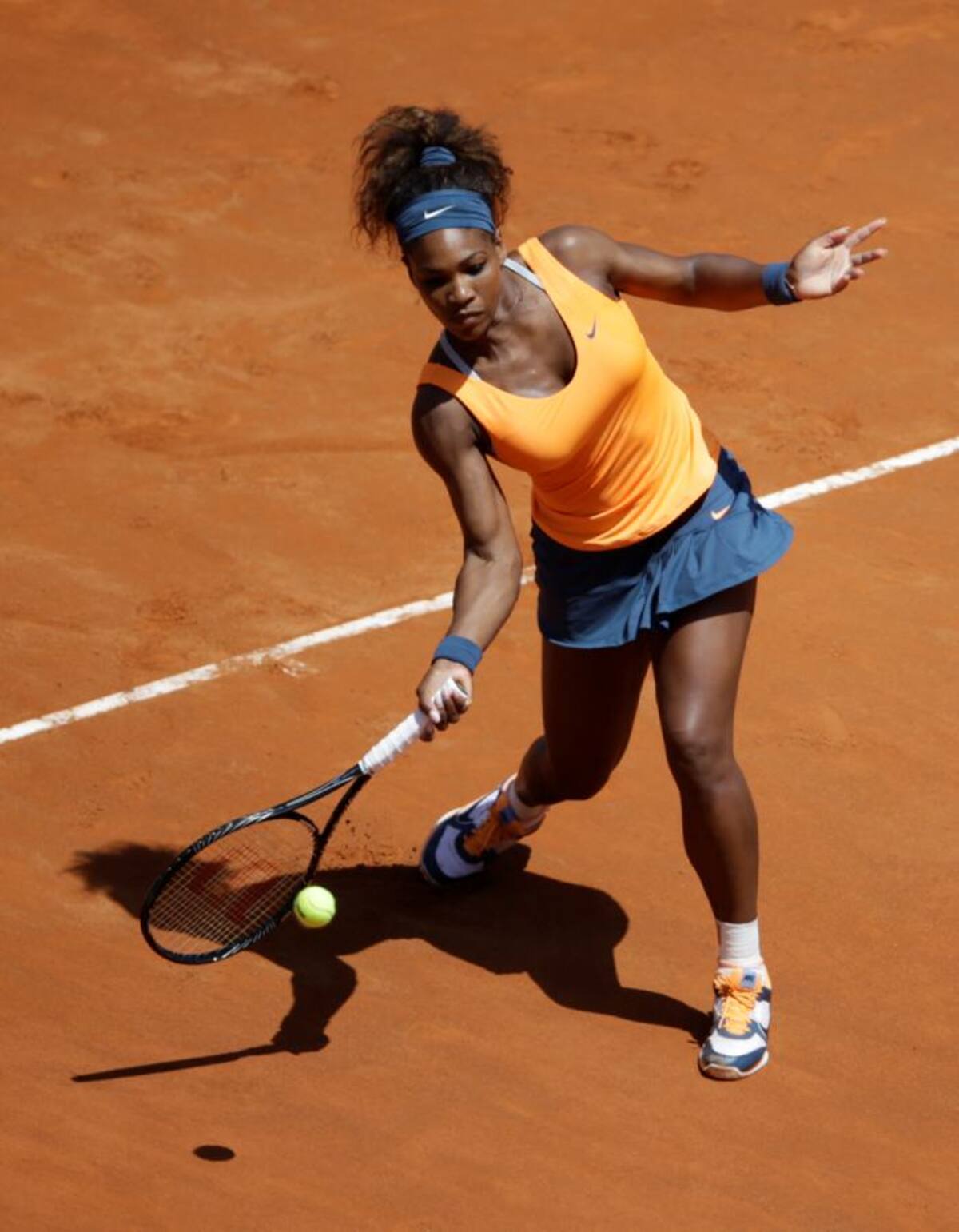 Serena Williams jugará la final de abierto de Italia. AP