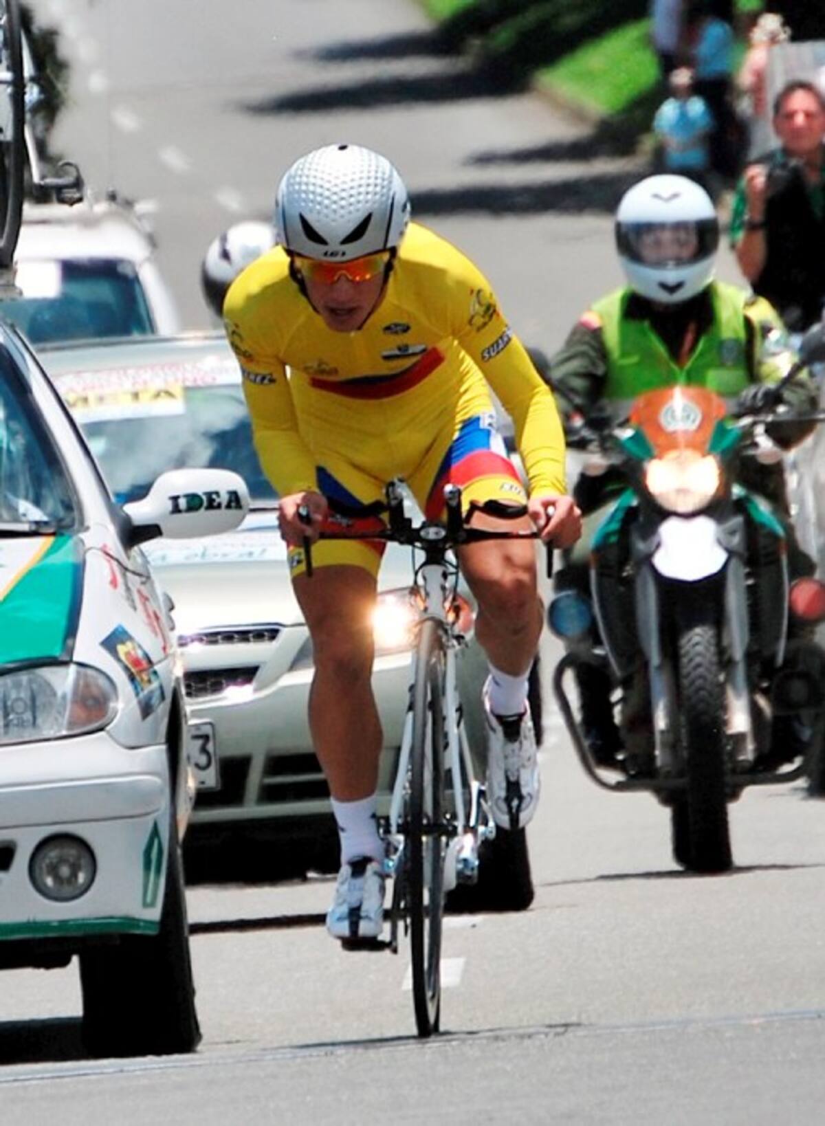 Sergio Luis Henao, campeón 2010, es el gran favorito para ganar la Vuelta a Colombia. COLPRENSA