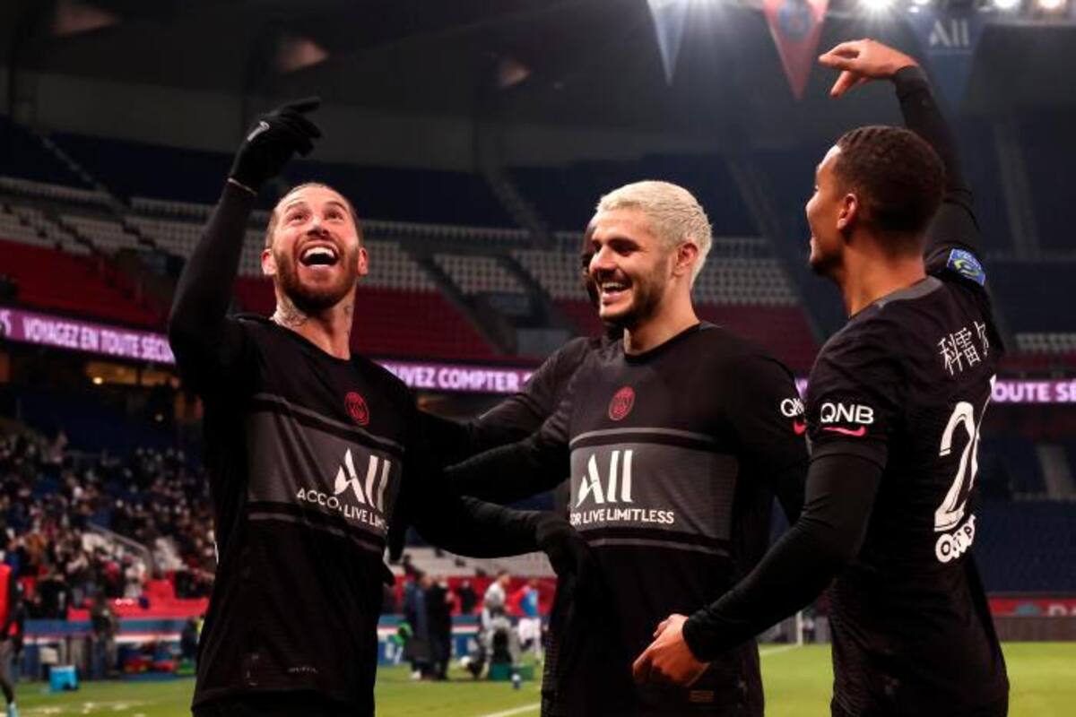 Sergio Ramos marcó su primer gol con el PSG