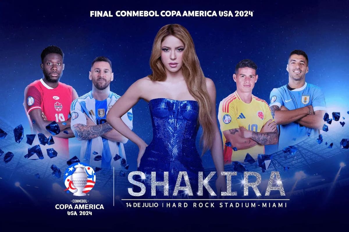 ¡Confirmado! Shakira es la artista de la final de la Copa América