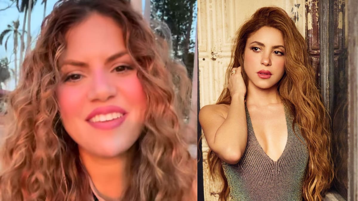 Shakira y su imitadora. // IG @Shakibecca - Colprensa
