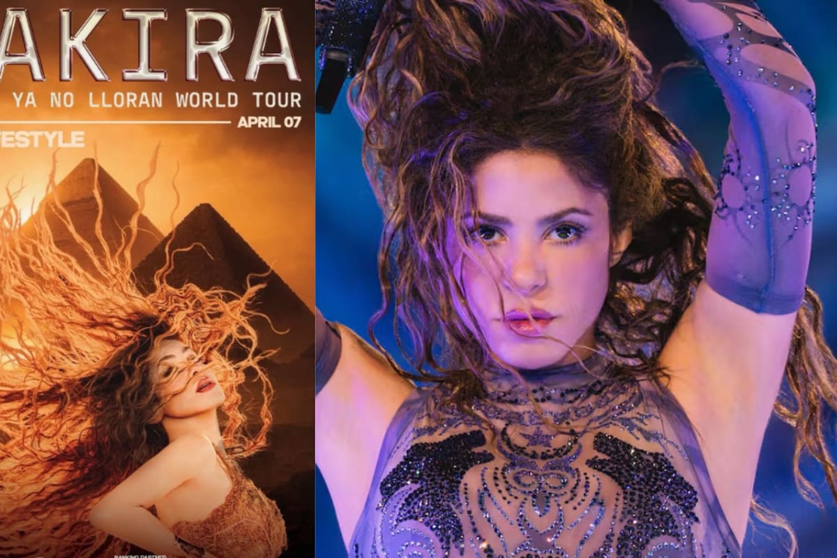 Shakira regresa a las Pirámides de Giza en 2026 con su tour: fechas y detalles