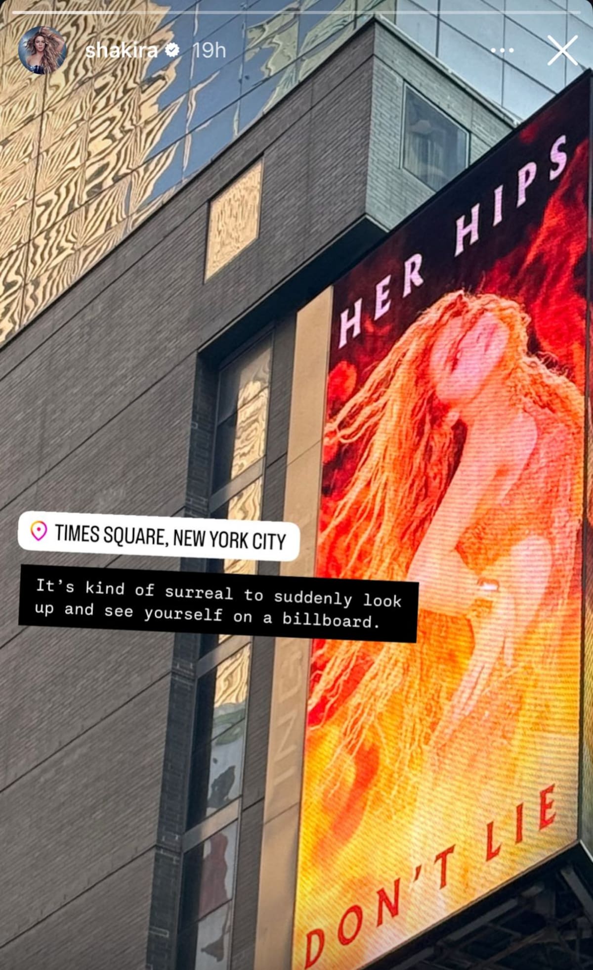 Shakira a través de sus historias de Instagram. //Foto: IG @shakira.