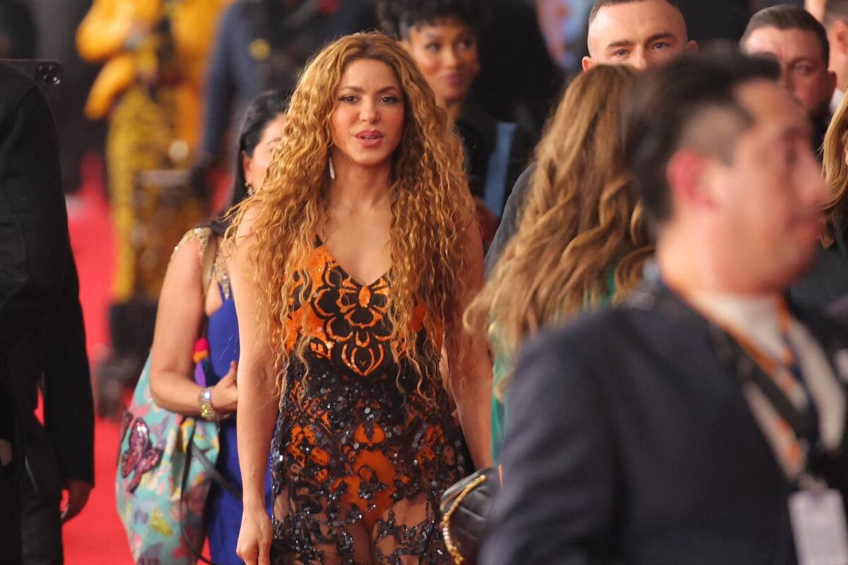 Shakira llegó a los Grammy 2025. //Foto: tomada de Internet.