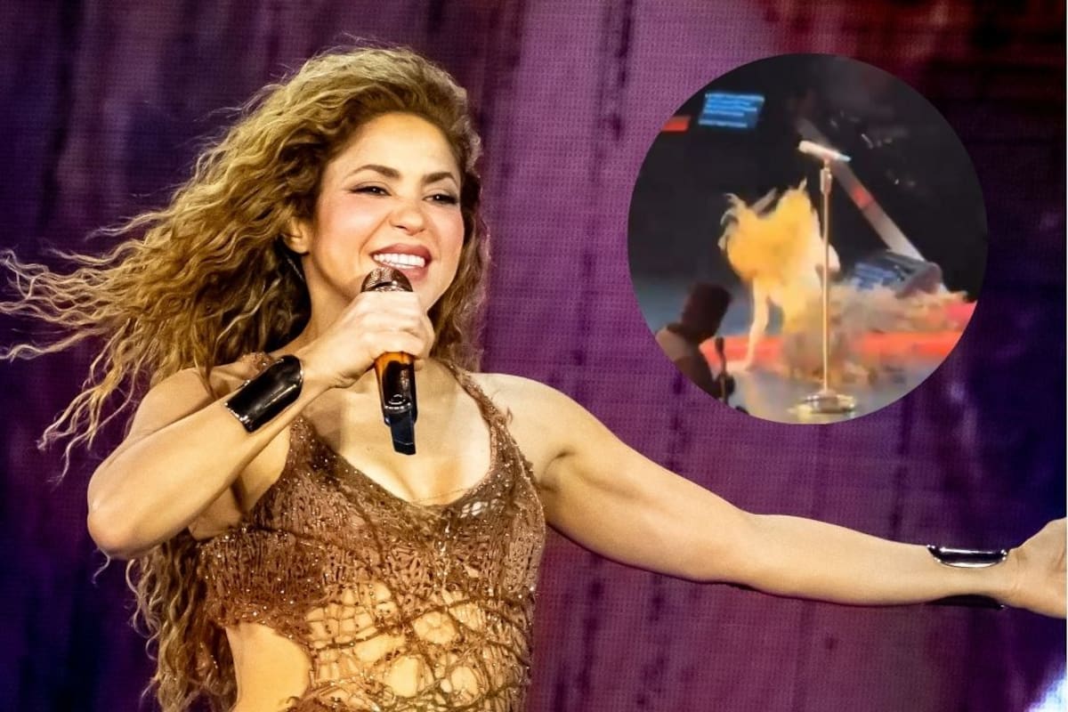Se cayó Shakira durante concierto en Canadá: “en toda la cadera”