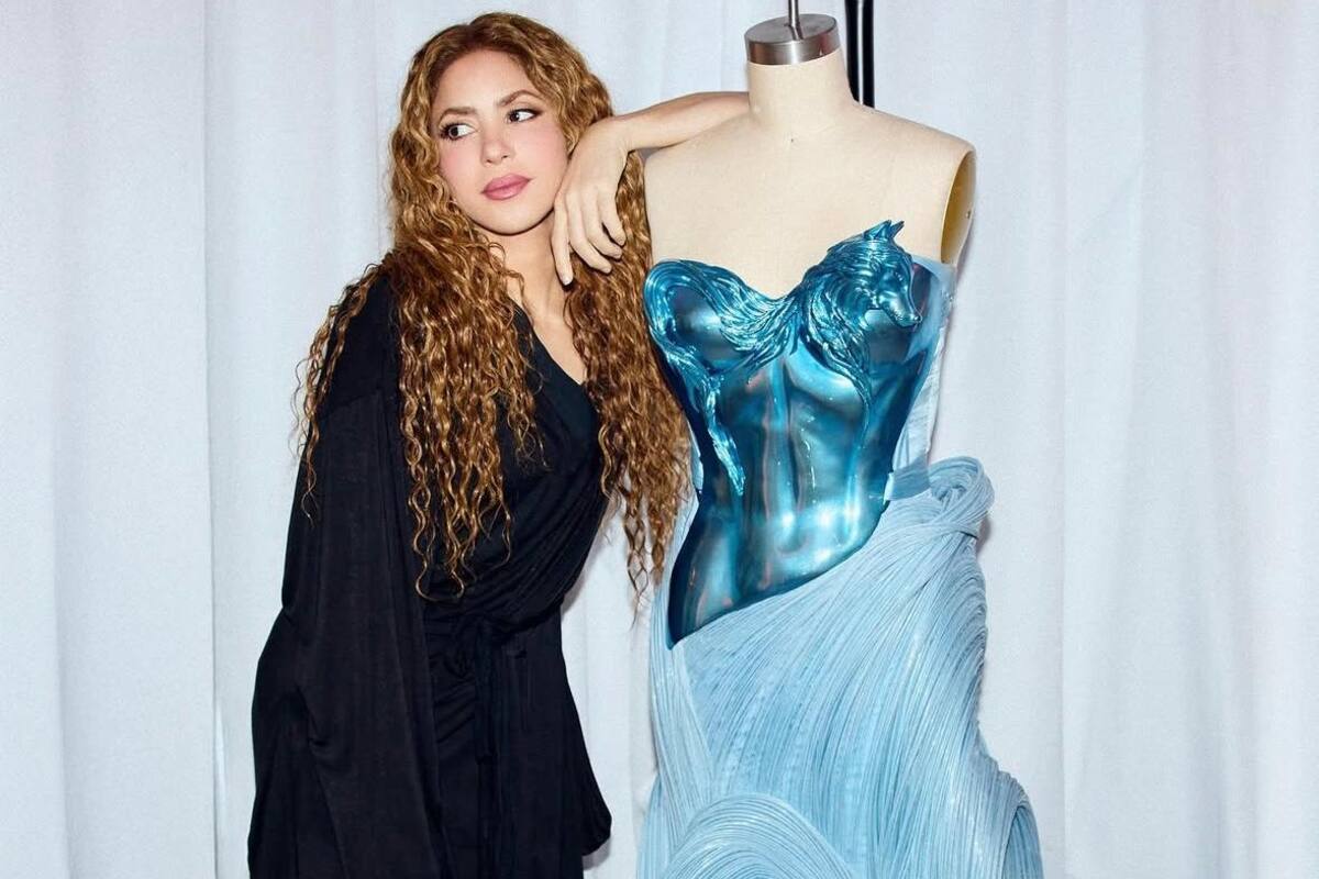 El mensaje oculto tras el icónico vestido azul que usa Shakira en su tour