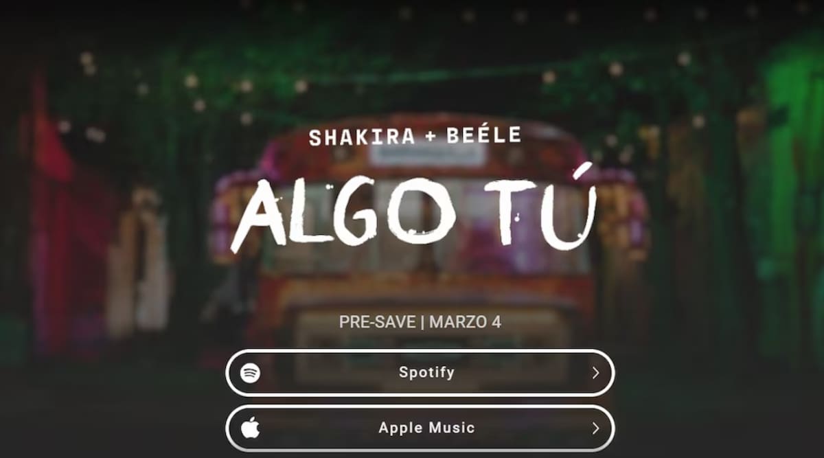 Shakira y Beéle revelan el nombre de su nueva colaboración. //Foto: Spotify.