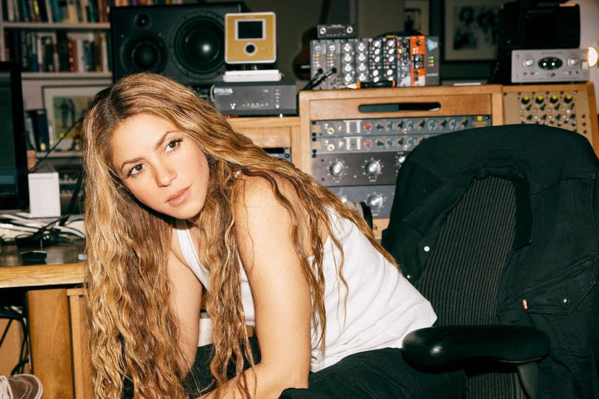 Galería: Así disfruta Shakira su tiempo en el estudio de grabación