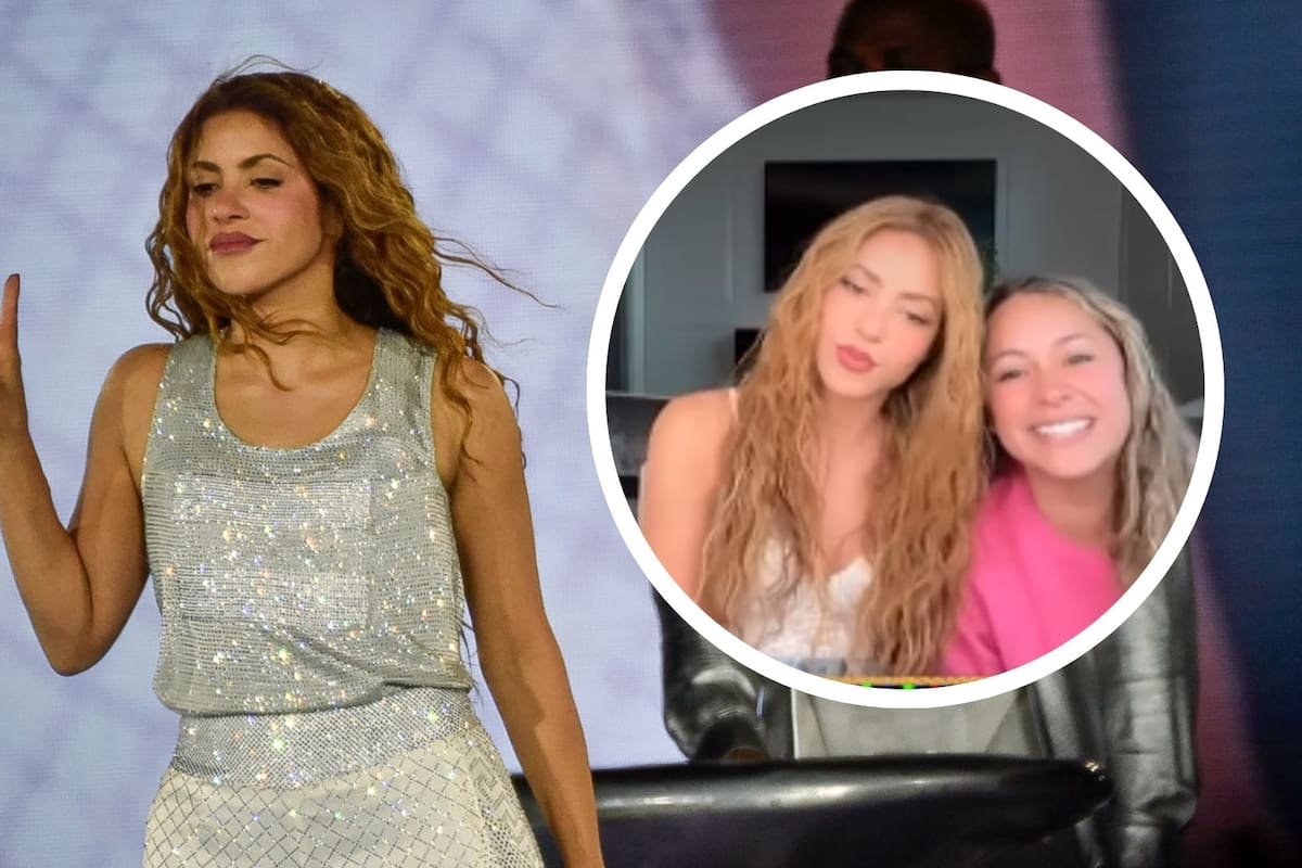 Video viral: asistente de Shakira se robó la atención en plena entrevista