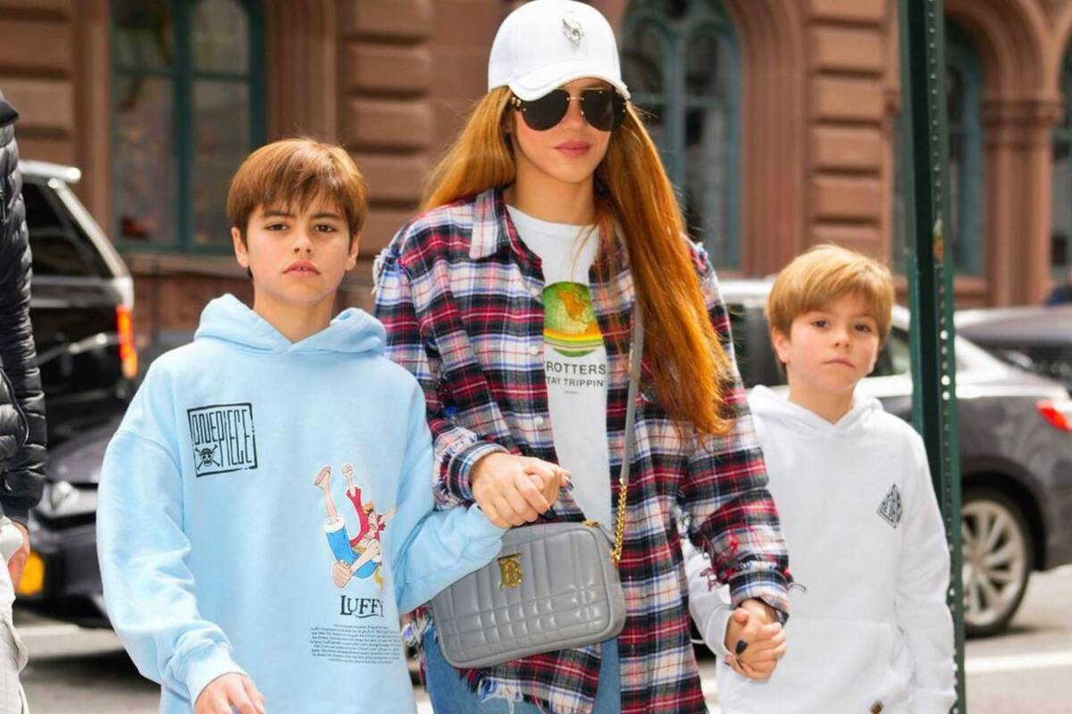 Shakira y Gerard Piqué tienen dos hijos, Milan y Sasha. //Foto: tomada de internet.