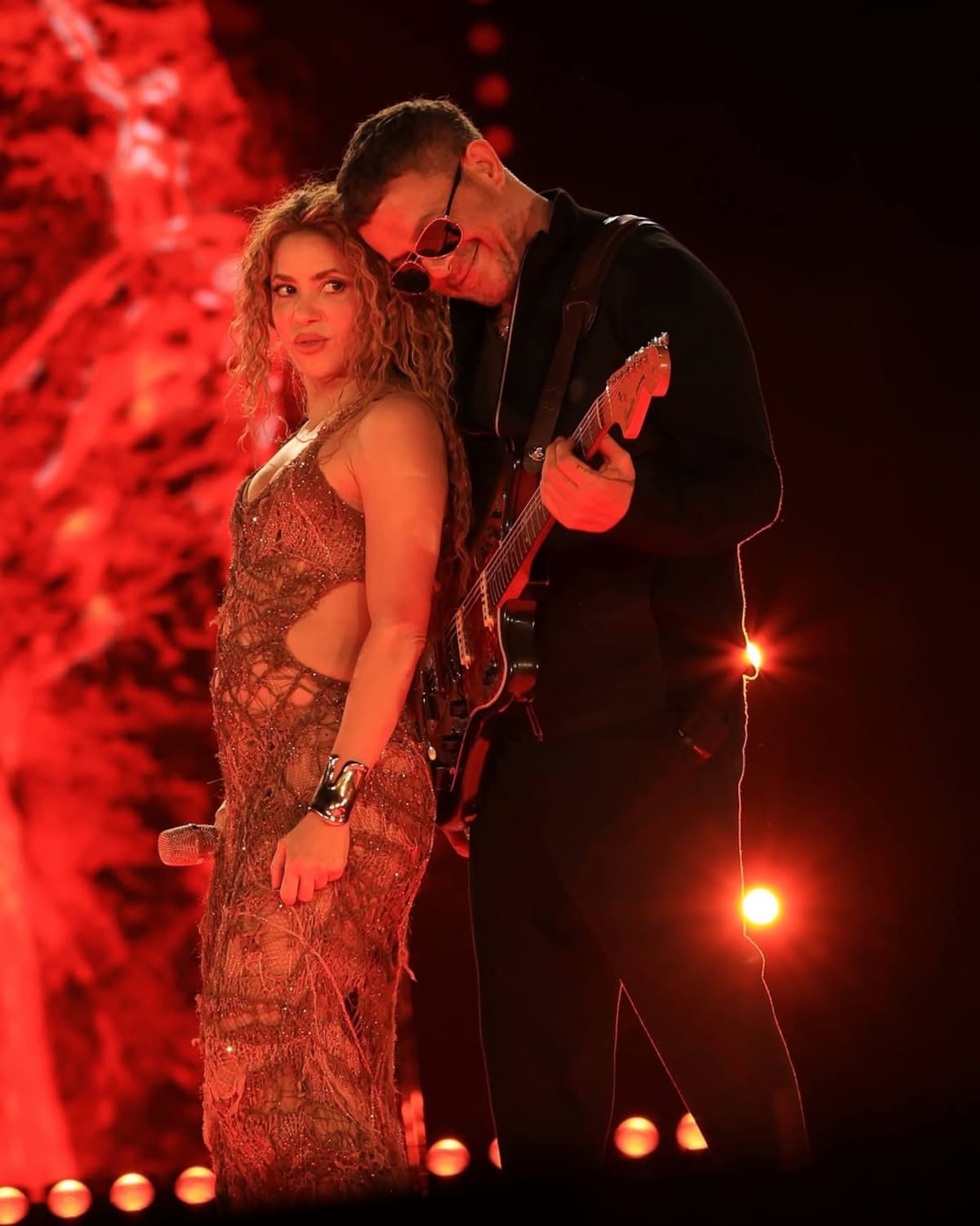 Shakira y Alejandro Sanz cantaron juntos 'La Tortura'. //Foto: @alejandrosanz