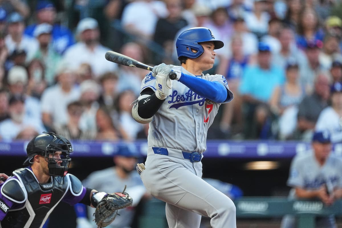 Pese a molestias en la rodilla, Shohei Ohtani brilló en la victoria de Los Dodgers