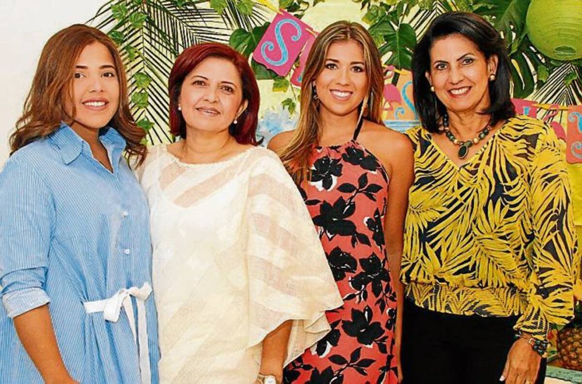 Andrea Presutti, Irma Flórez de Presutti, María Gabriela Sierra y Marly Camargo de Osorio. MARUJA PARRA - EL UNIVERSAL